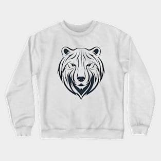 Grizzly Bear Animal Freedom World Wildlife Wonder Vector Graphic Crewneck Sweatshirt